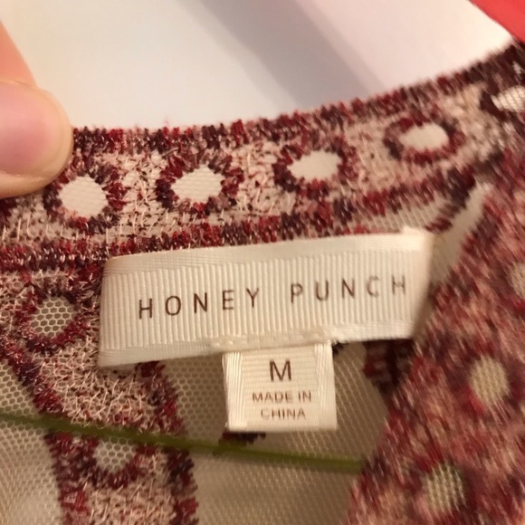 Honey Punch embroidered mesh maxi dress - Picture 5 of 6